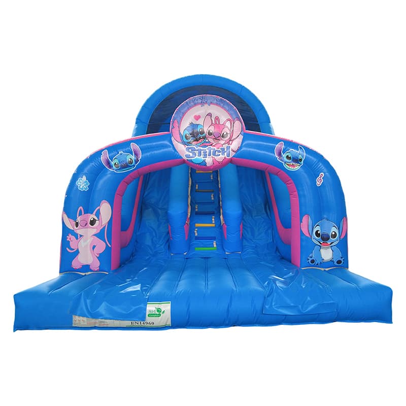 Zootopia Dual Lane Inflatable Dry Slide
